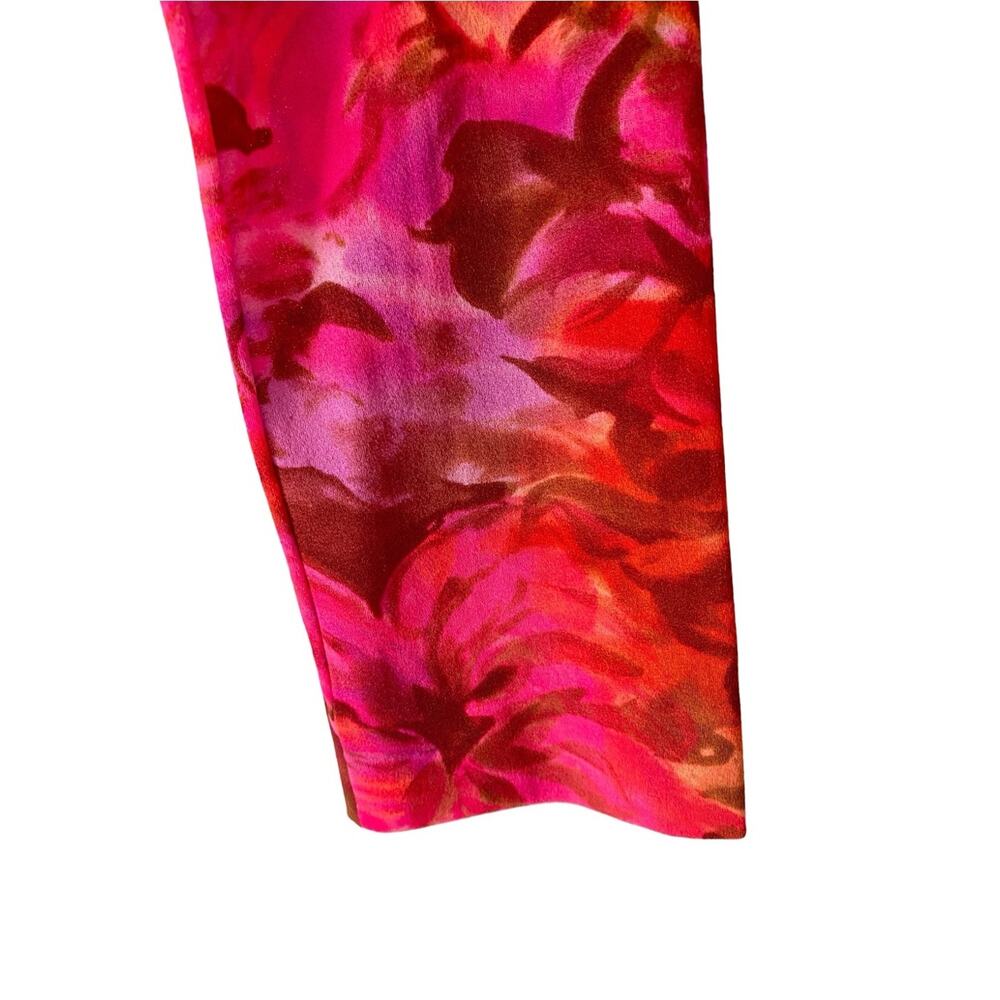 Vintage Vanity Fair 60s Groovy Psychedelic Pink Floral Crop Blouse size 10 - Picture 3 of 7